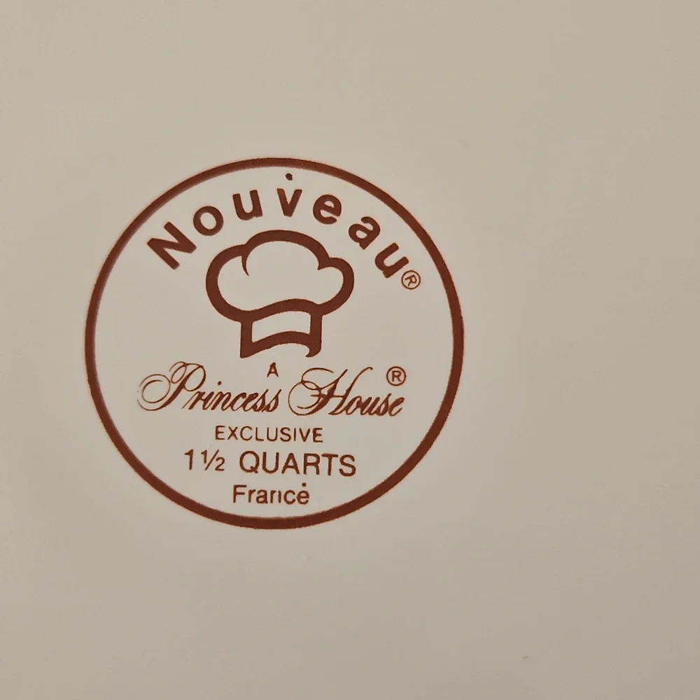 Princess House Nouveau White Cookware 2 Pots